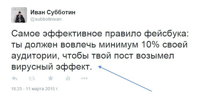 twitter пост